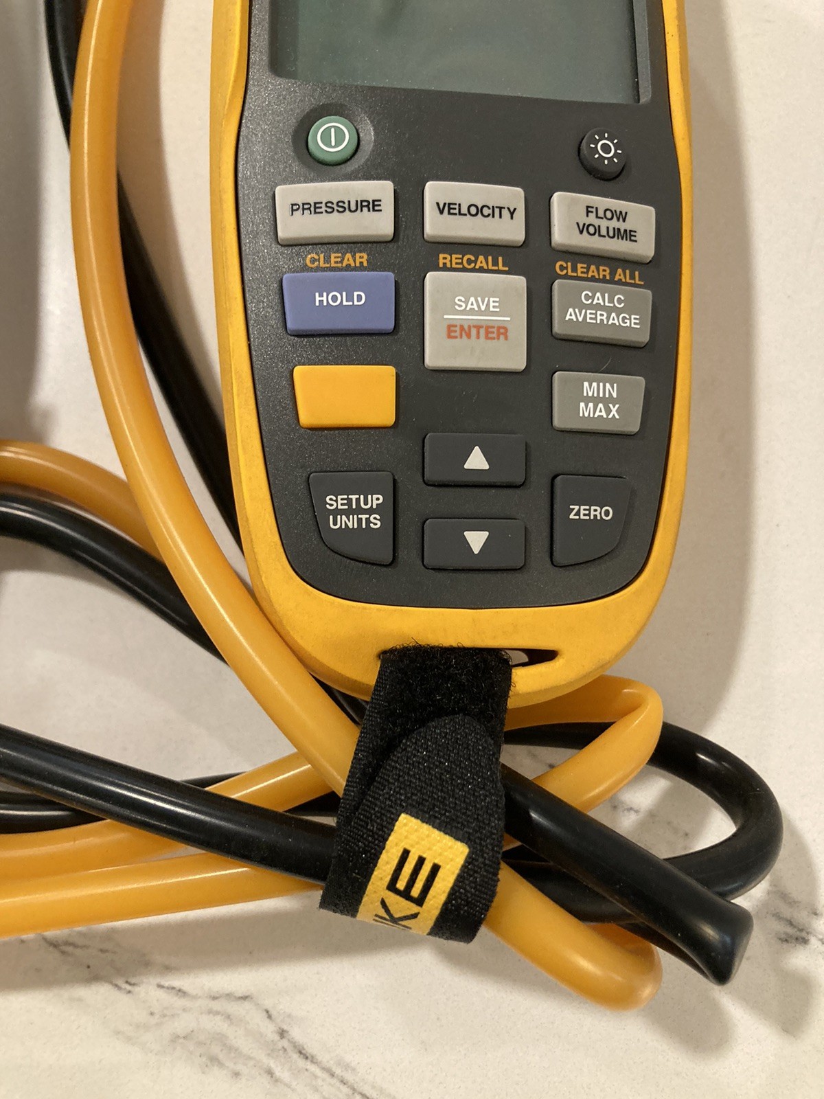Fluke 922 Airflow Meter/Micromanometer Air Pressure Velocity Volume Temperature