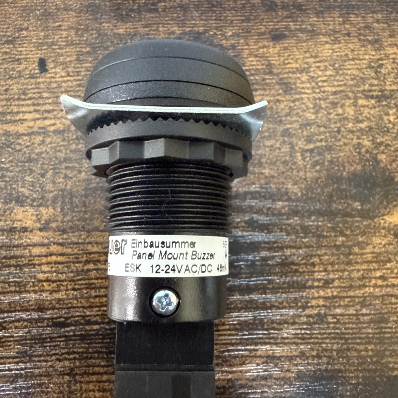 Auer Alarm Panel Mount Buzzer 12-24V AC/DC ~65dB (A) IP65