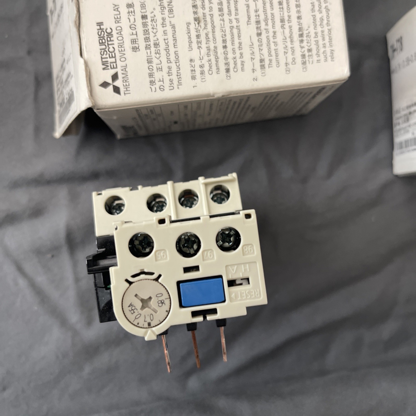 Mitsubishi Electric TH-T18 0.7A Thermal overload O/L protection relay