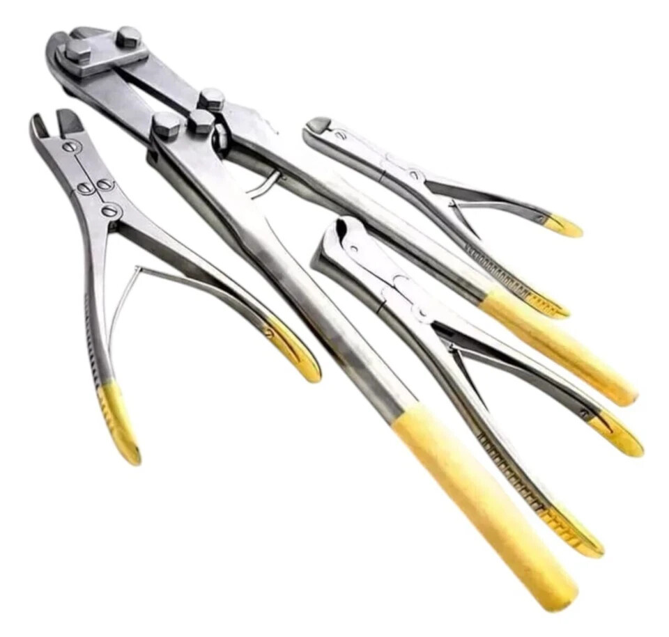 Orthopedic TC Pin Wire Cutter Set – 4 Pcs Surgical Instruments