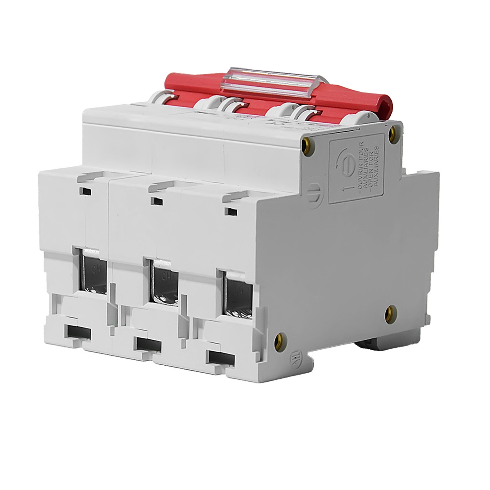 Curves Safe Switch Circuit Breaker AC MCB 3Pole 4.5kA 125AMP Din Rail 240V/480V