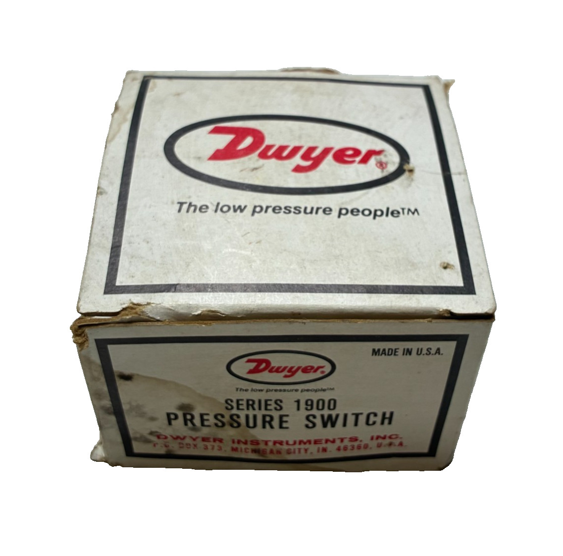 DWYER 1910-1 Low Differential Pressure Switch 0.40″-2.4″