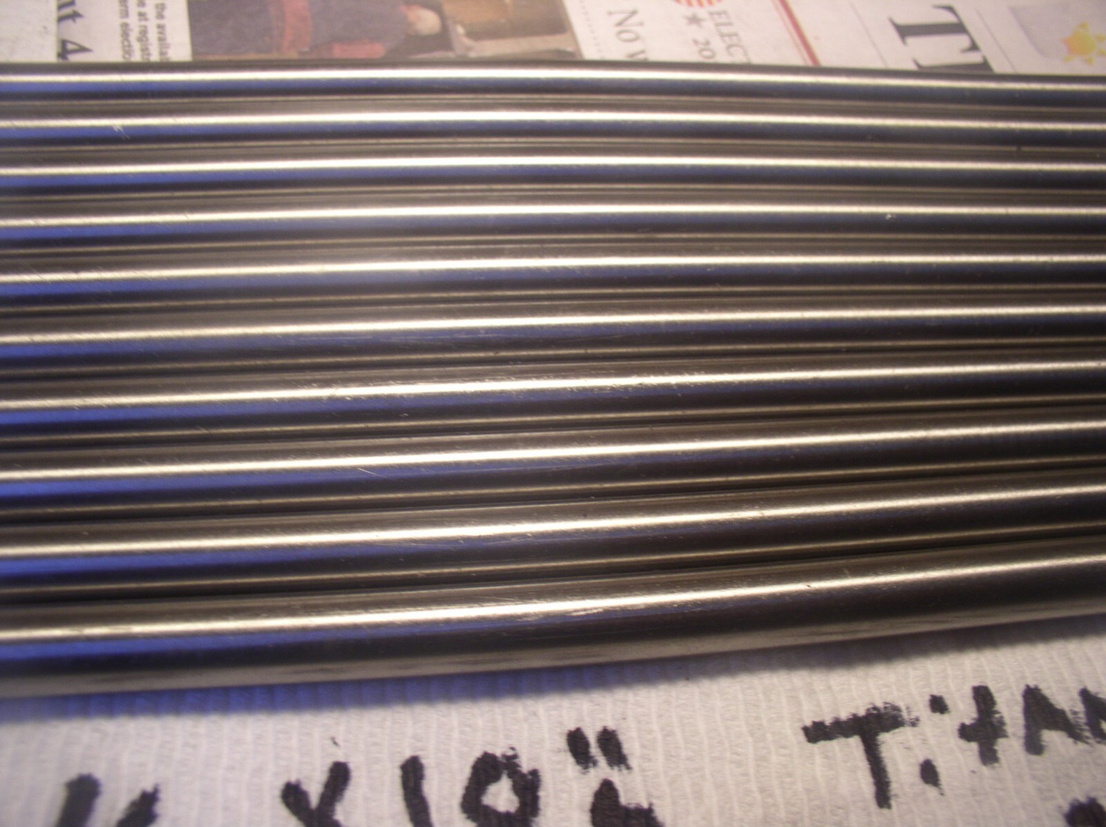 1/2″ TITANIUM ROUND ROD 6 AL-4VELI 10 pcs.10″+POLISHED GRADE 23 10 pcs,