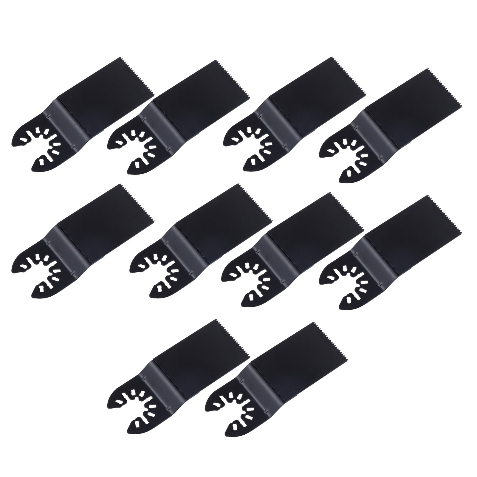 124 × pieces TITANIUM OSCILLATING BLADE SET MULTI-TOOL BLADES WITH SANDPAPER