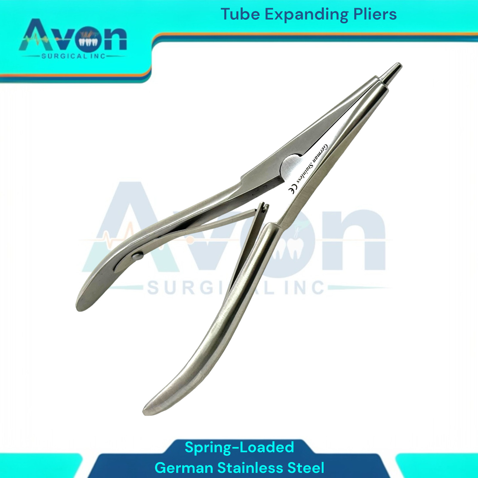 Multi-Function Tube Expanding Pliers, Hearing Aid Tubing Expander, Spring-Loaded