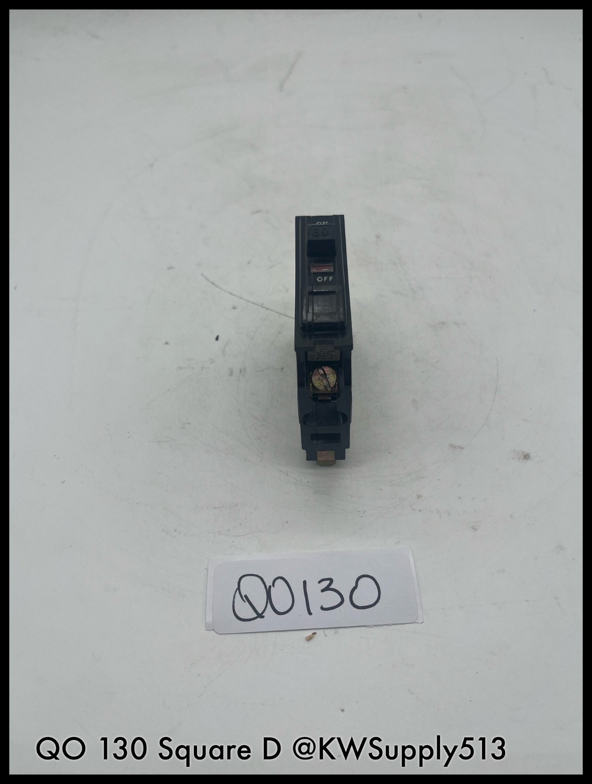 QO130~Square D QO130 30A 1P 120V 10KA Mini Circuit Breaker -Used