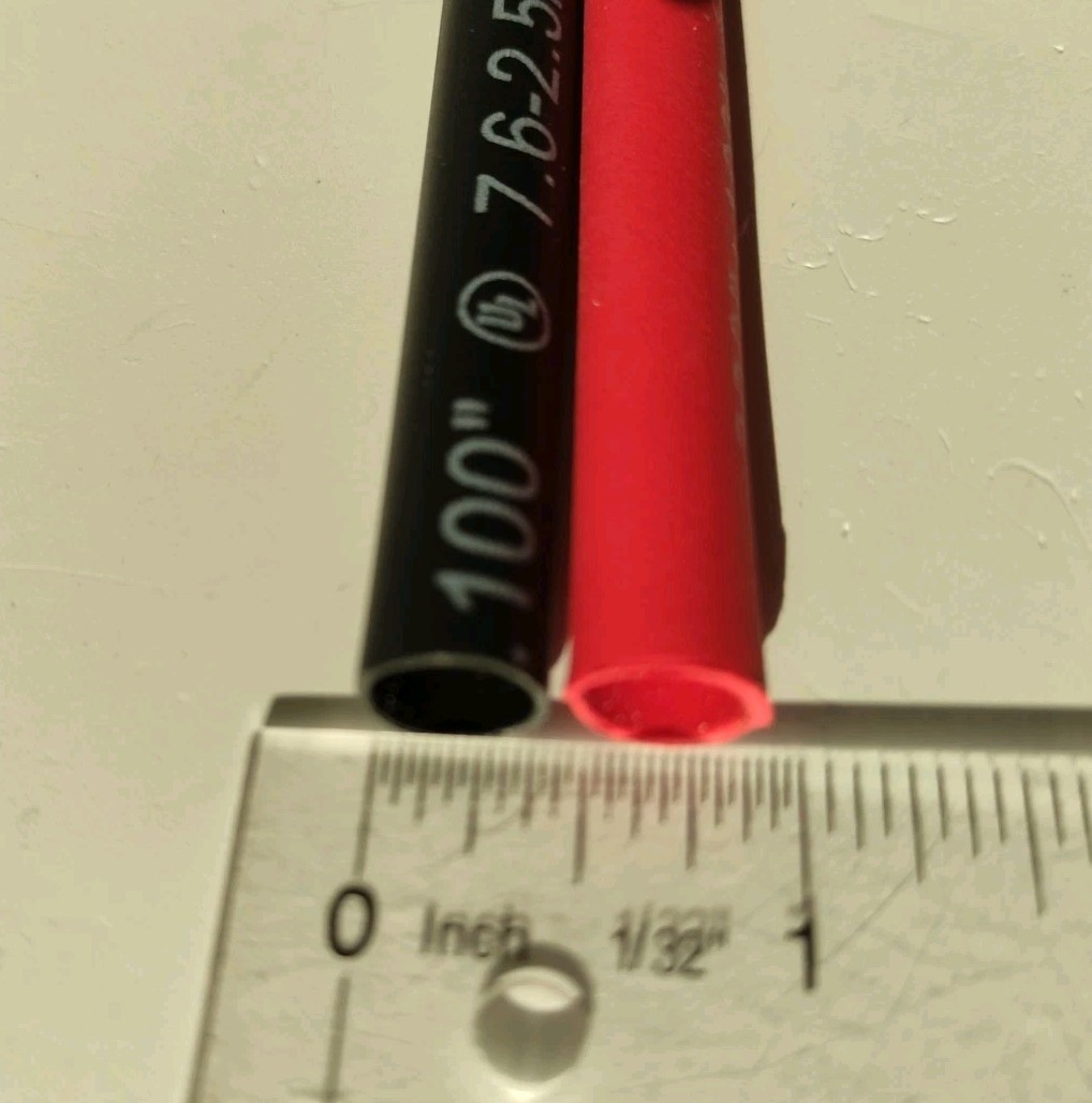 Qty. 5 Heavy-duty #14-8 AWG size Heat Shrink Tube, 6″ Long, 3/8″ I.D., Adhesive