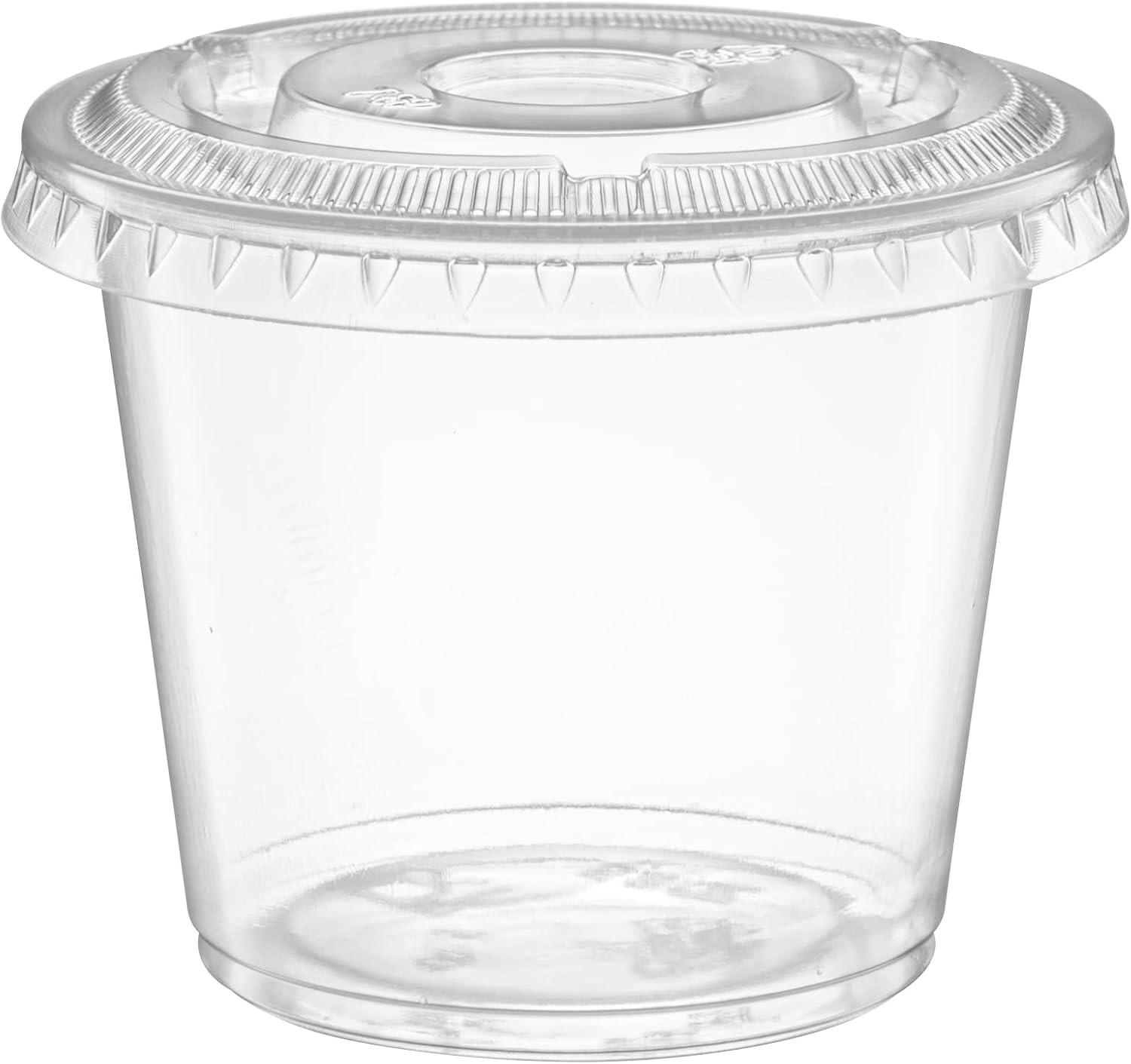 Clear Portion Control Cups for Meal Prep, Souffle, and Craft Use – 100 Count