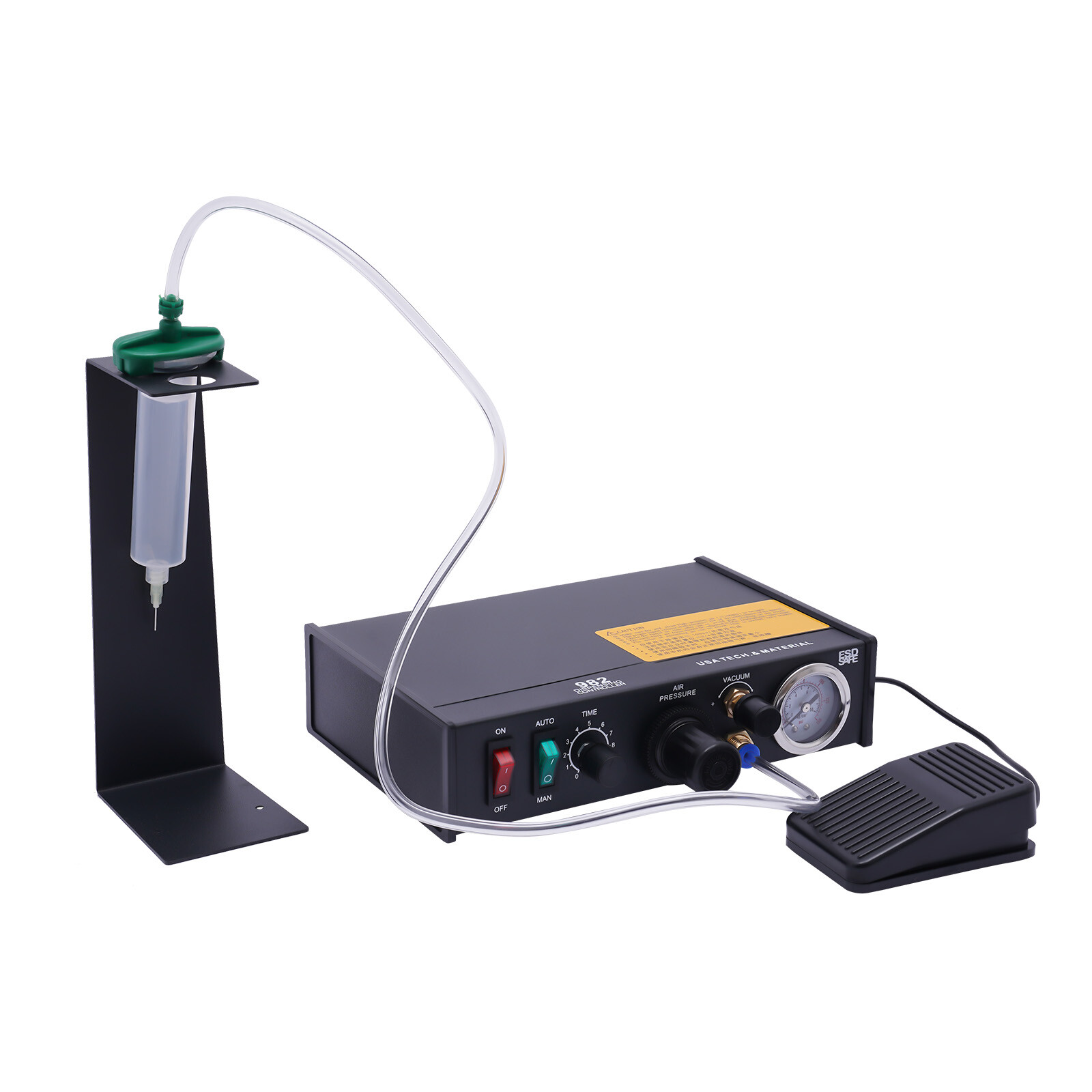 Semi-automatic Epoxy Resin Glue Dispenser Solder Paste Liquid Controller Dropper