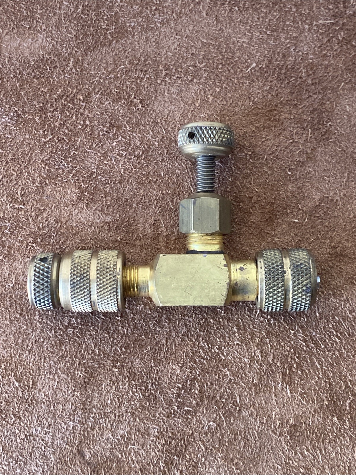 C&D CD3900 Valve Core Removal Tool 1/4 Flare Access Fitting w/ Orig Instructions