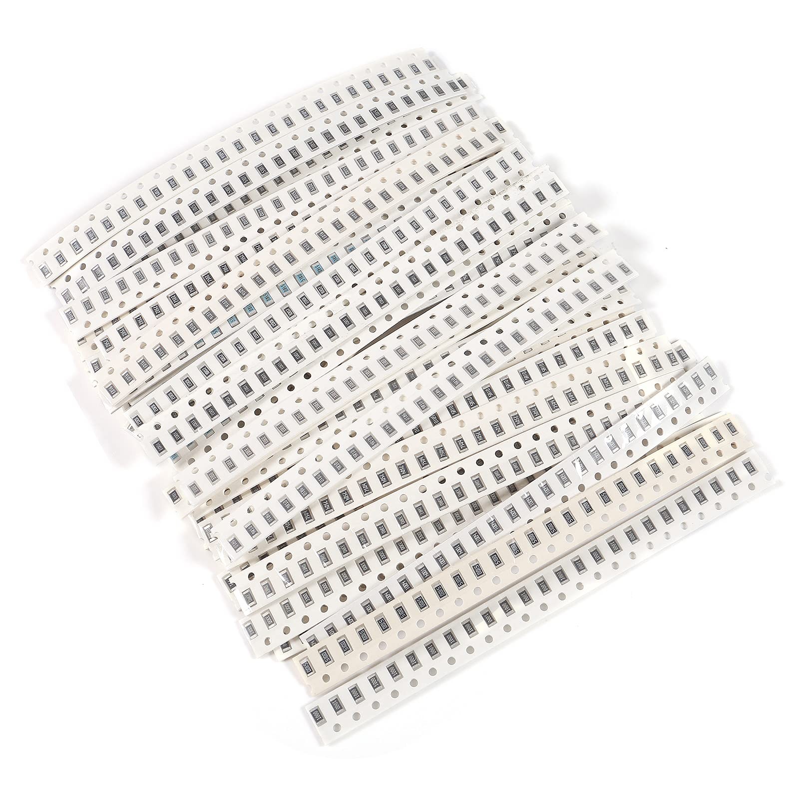 900PCS SMD Resistor Kit, 36 Values (1 to 10M Ohm), 1/4W Chip Resistors