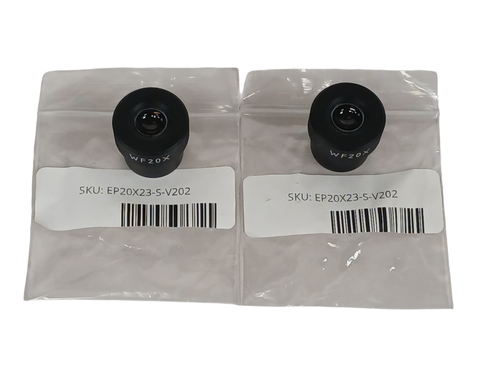 2 PACK NEW AmScope EP20X23 Microscope Eyepieces WF20X (23mm)
