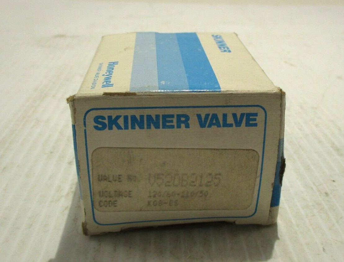 NEW HONEYWELL SKINNER V52DB2125 SOLENOID VALVE 110/120V COIL