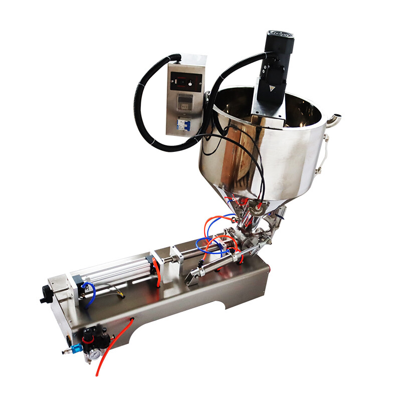 Easy To Operate 10-100ml 110V Paste Liquid Heating Stirring Filling Machine