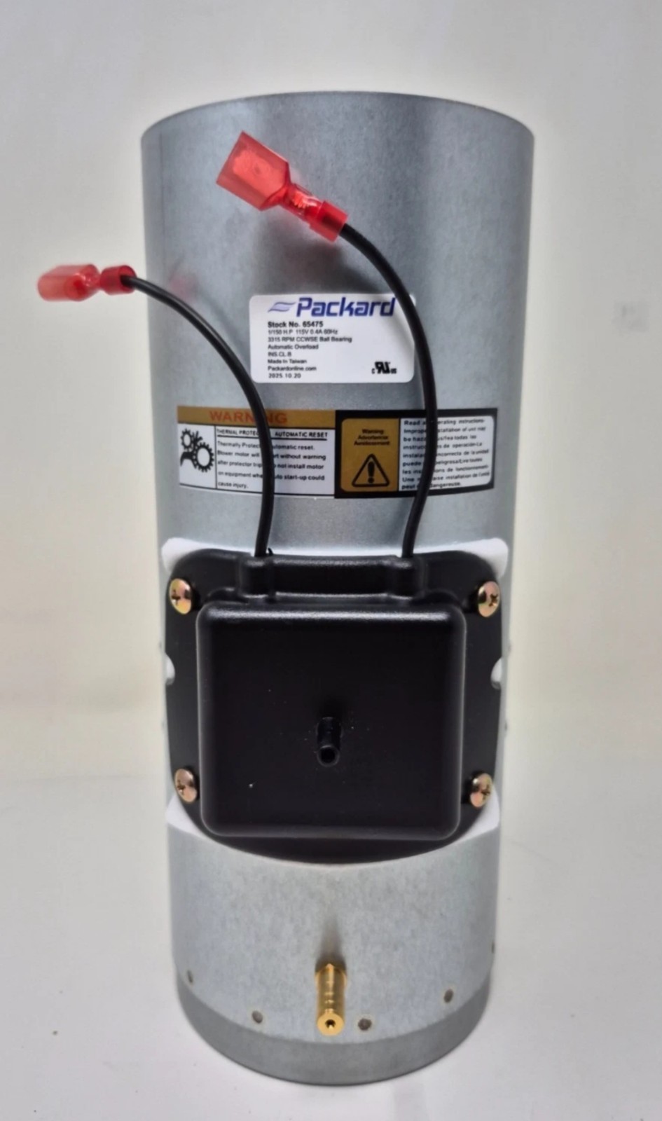 65475 Combustion Air Booster, 115 Volt, 3315 RPM, Coleman Replacement Part NIB