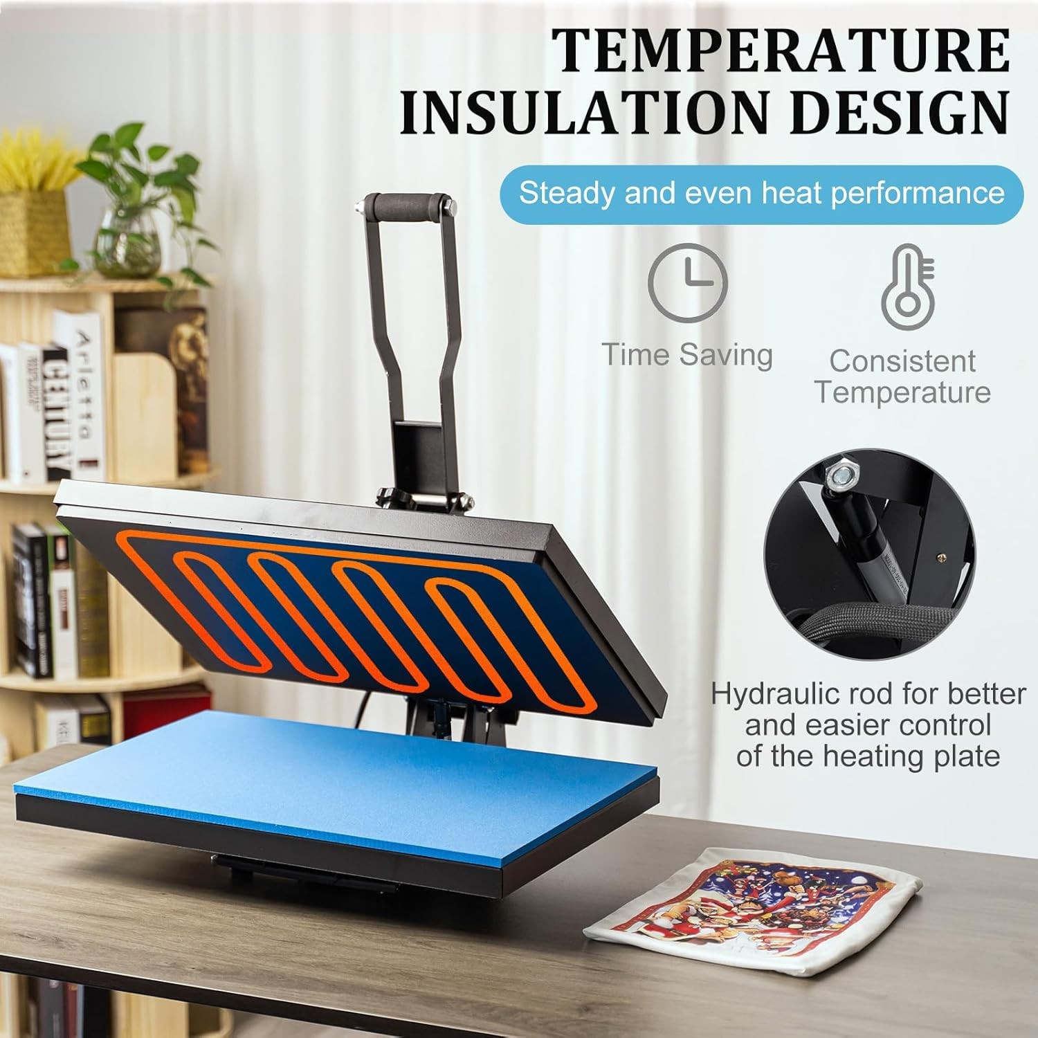 16″ x 24″ Clamshell Heat Press Machine for T-Shirt Digital Transfer Sublimation