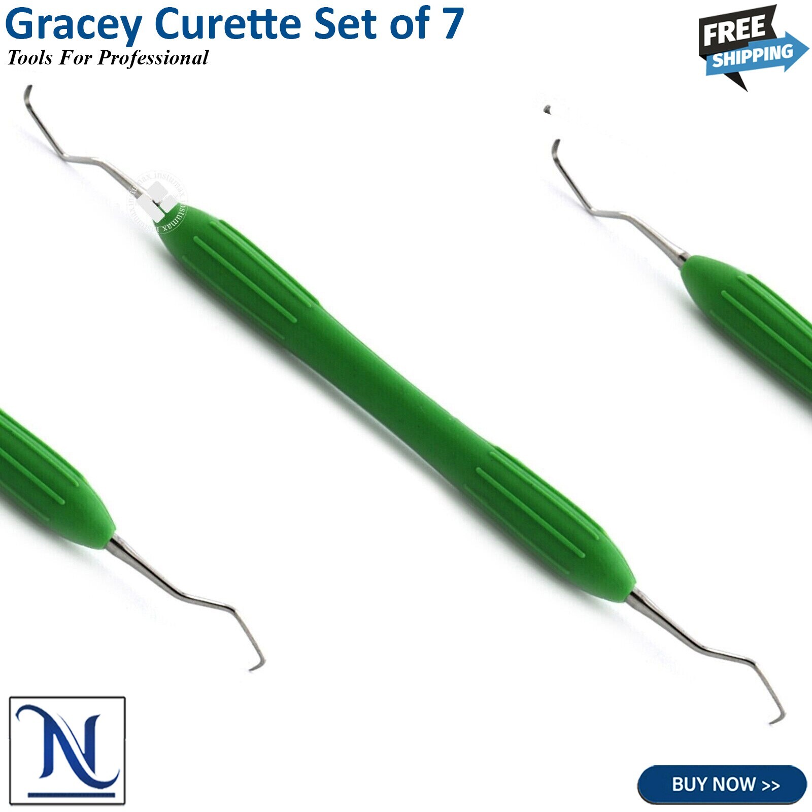 Silicone Handle Dental Scalers for Periodontal Root Planing | CE Certified
