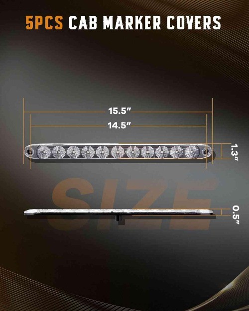 1x 15″ 11LED Trailer Tail Light Bar Led Stop Turn Tail Light Color: Red Light