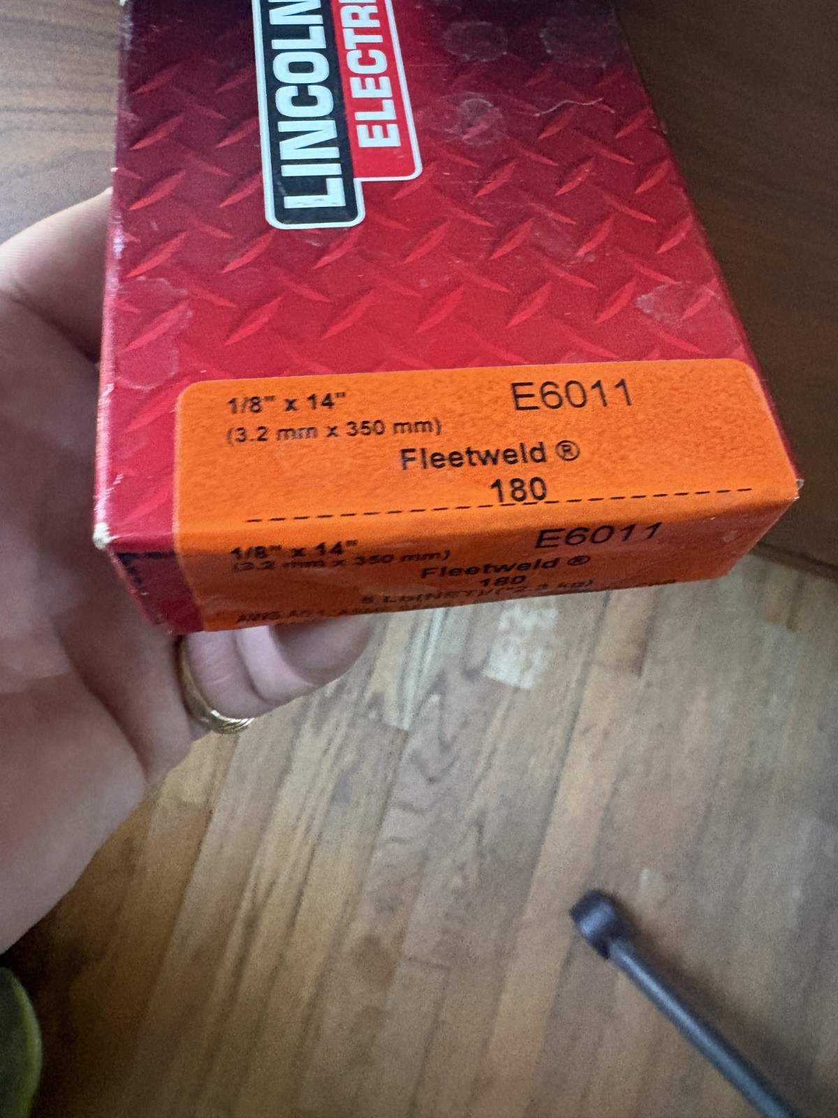 LINCOLN ELECTRIC 1/8″ x 14″ FLEETWELD 180 E6011 Stick Electrode Nascar ISO 14001