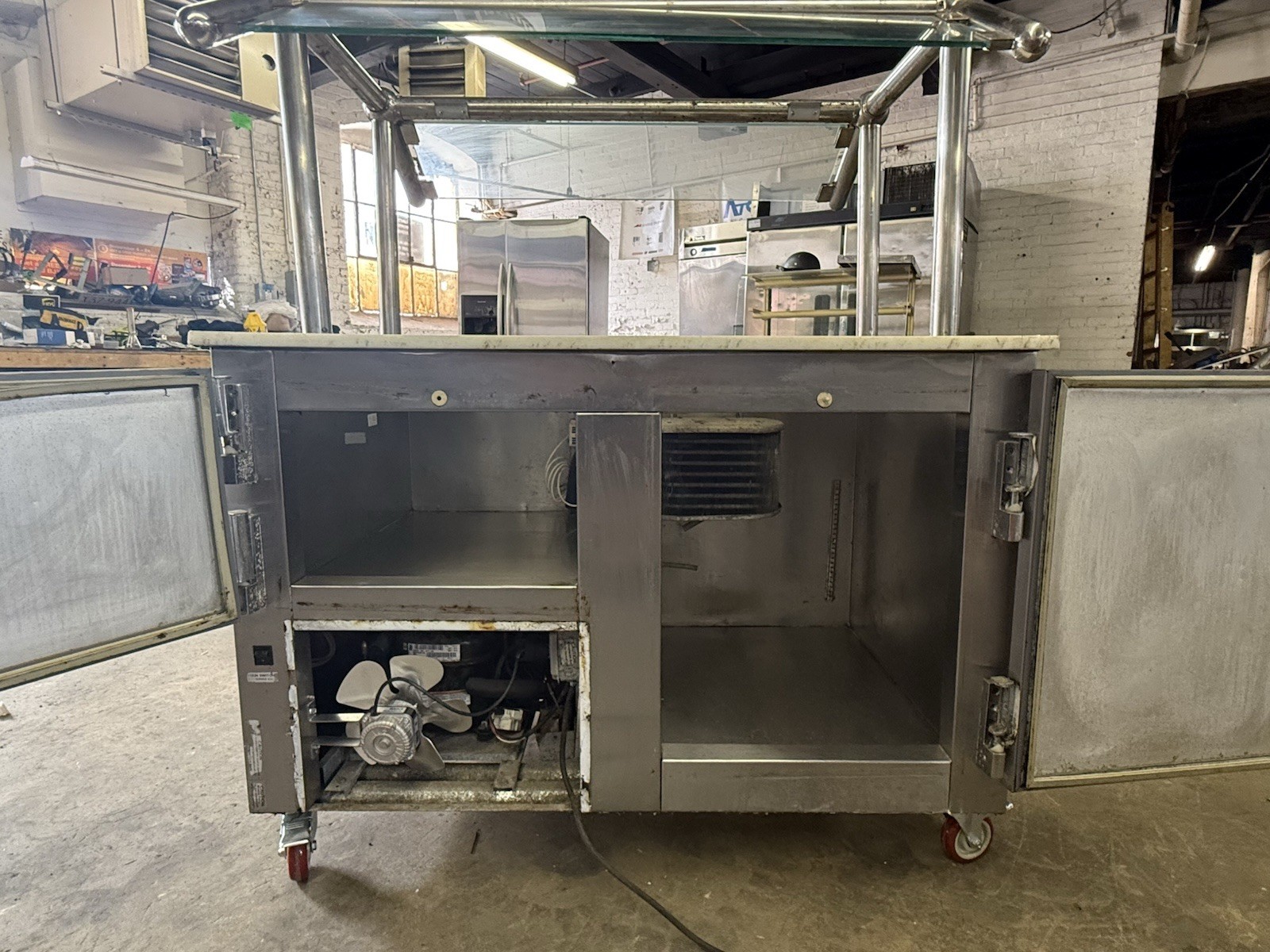 48” Used Buffett / Toppings Refrigerated Table Cooler Used Commercial