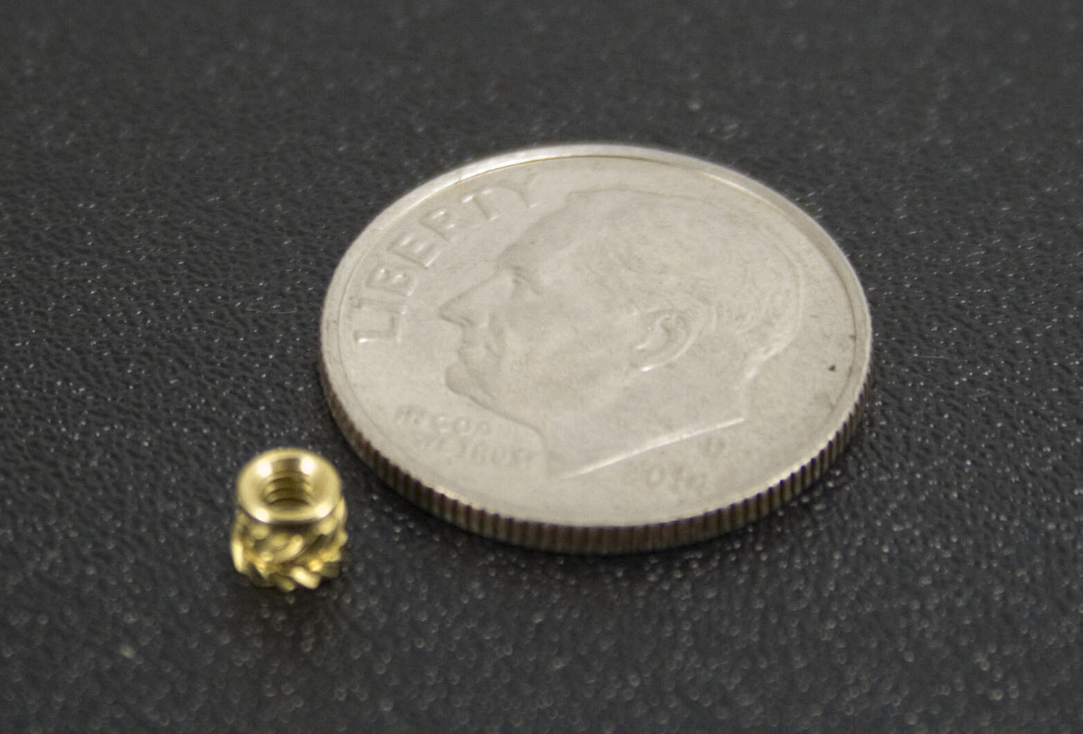 50 pcs 2-56 Small Brass Metal Threaded Heat Set Inserts for Plastic, 3D Printing