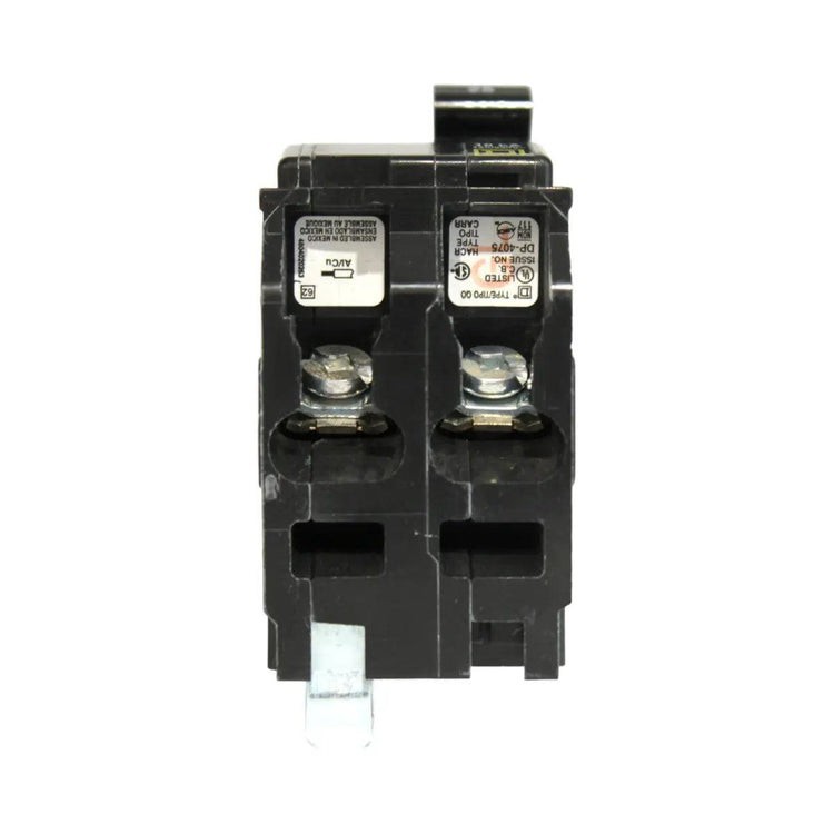 SQUARE D 15 AMP DOUBLE POLE ELECTRICAL BREAKER QO215, 240v
