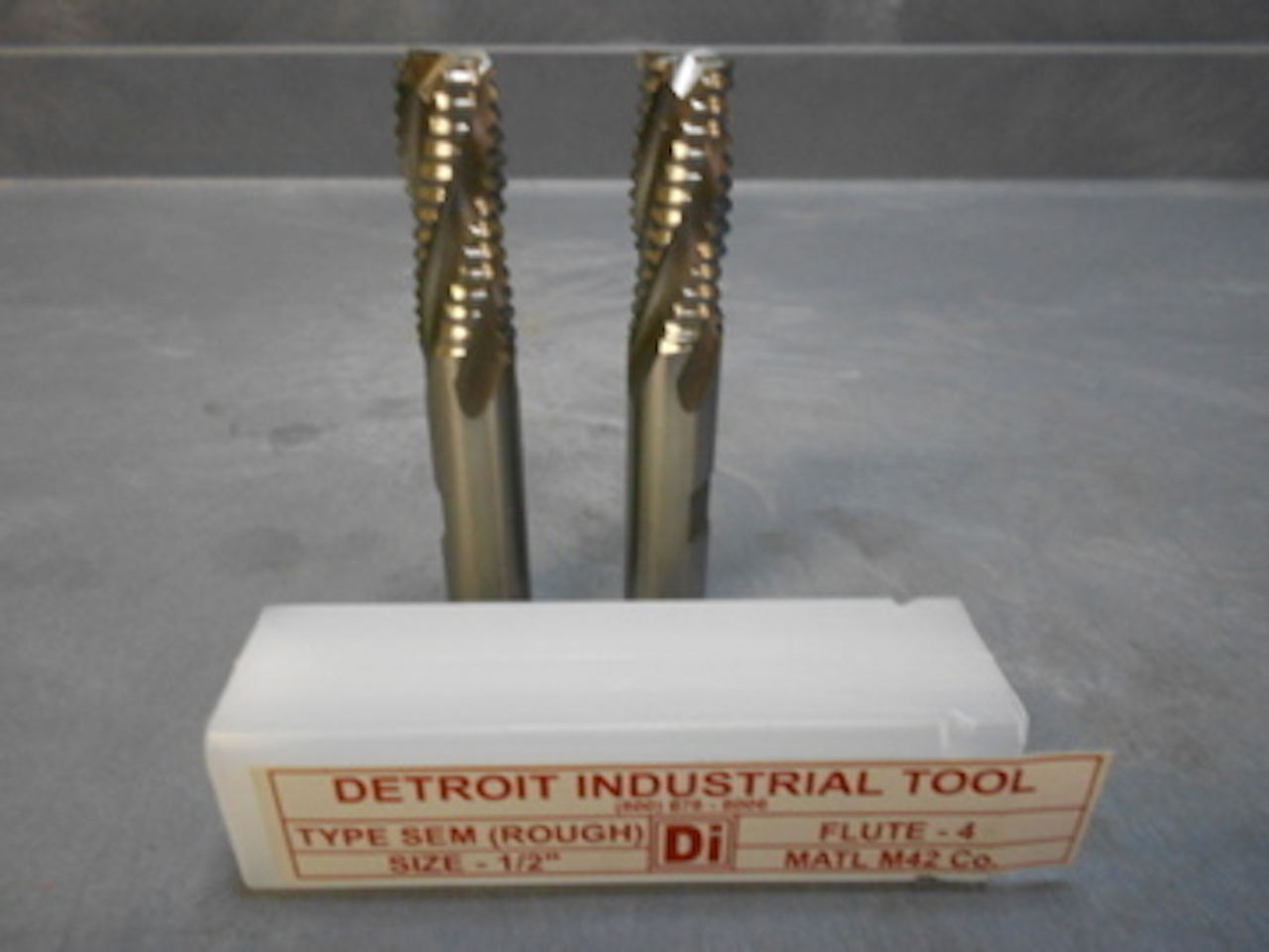 Detroit Indust 1/2" x 1/2" x 1-1/4" x 3-1/4" 4Flute M42 Coba