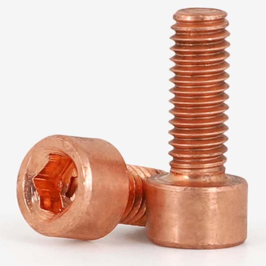 99% Copper Cap Head Screws M3 M4 M5 M6 M8 M10 M12 Hexagon Socket Allen Key Bolts
