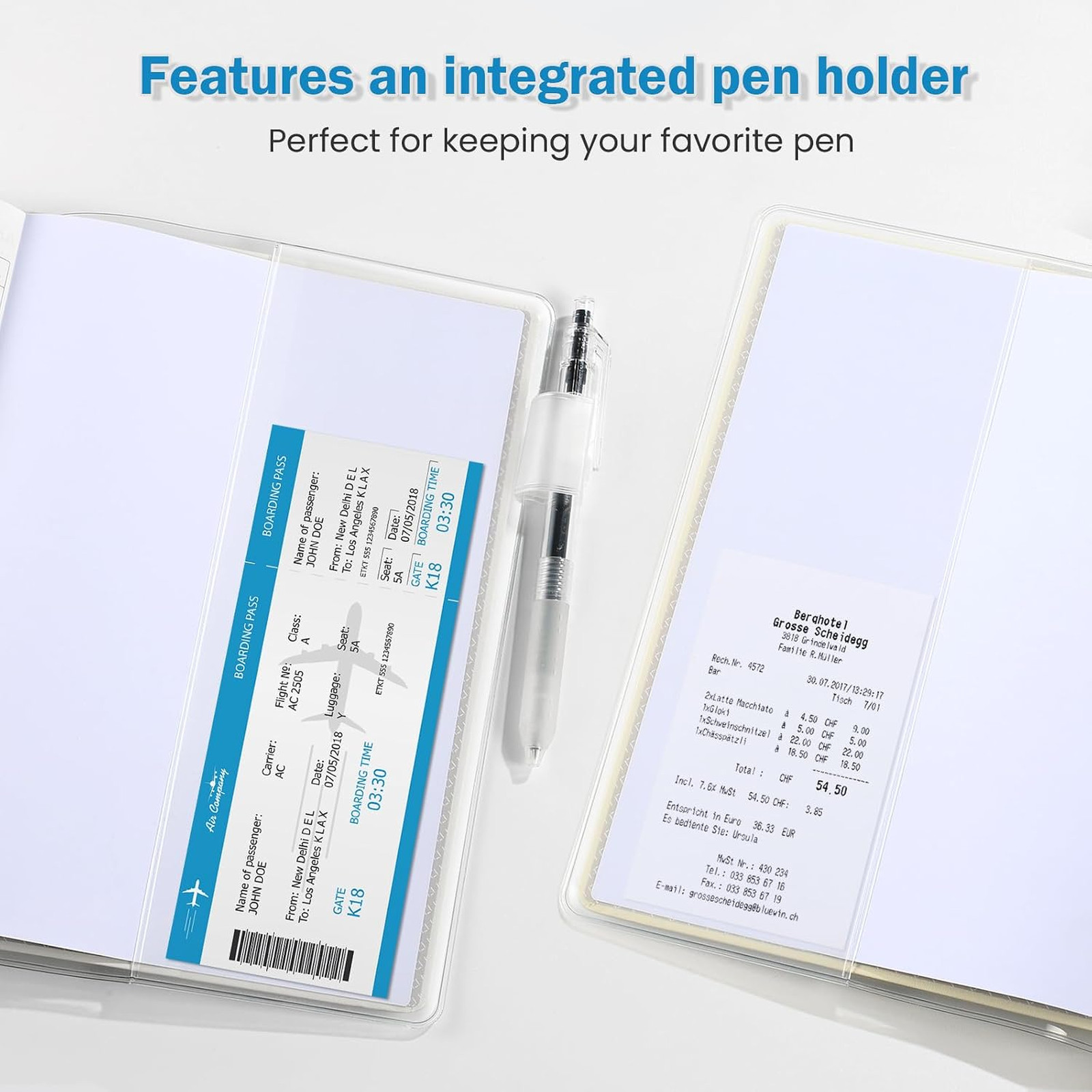 A5 Clear Planner Cover Fits for Hobonichi Techo Cousin 2026 Midori Stalogy