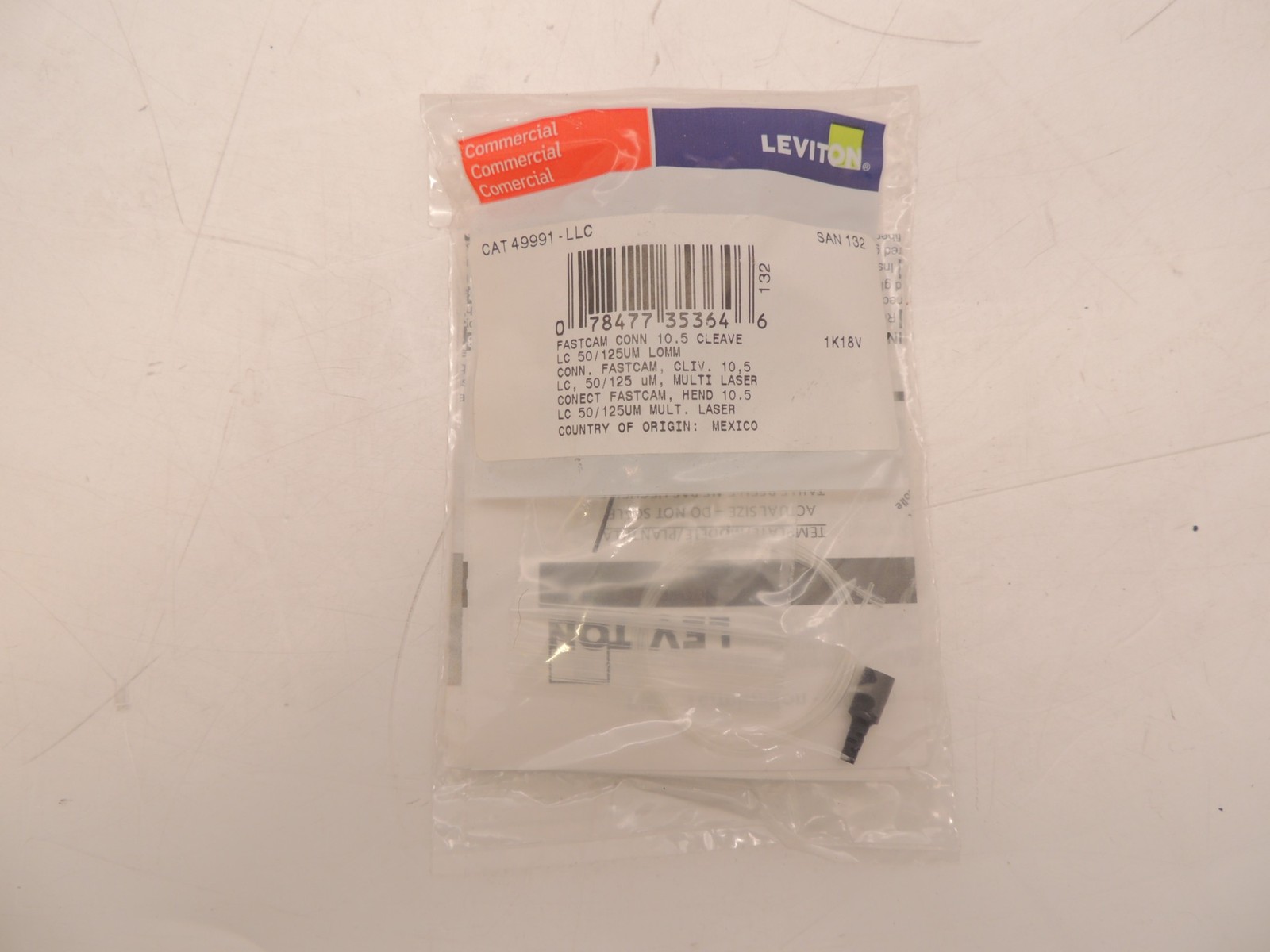 Lot of 12 New Sealed Leviton CAT 49991-LLC Fastcam 10.5 Cleave LC 50/125UM