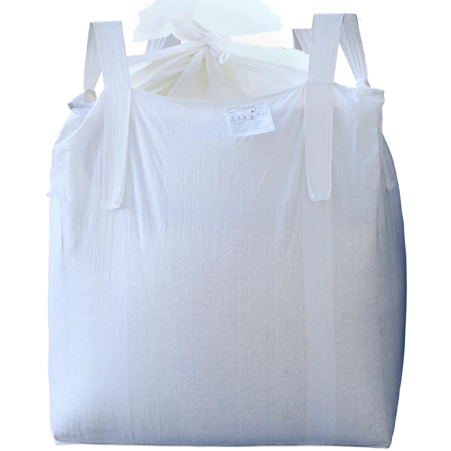 10 Pack FIBC Bulk Bag, 1 One Ton Bag, 35″ L x 35″ W x 43″ H, 2200lbs SWL, Duf…