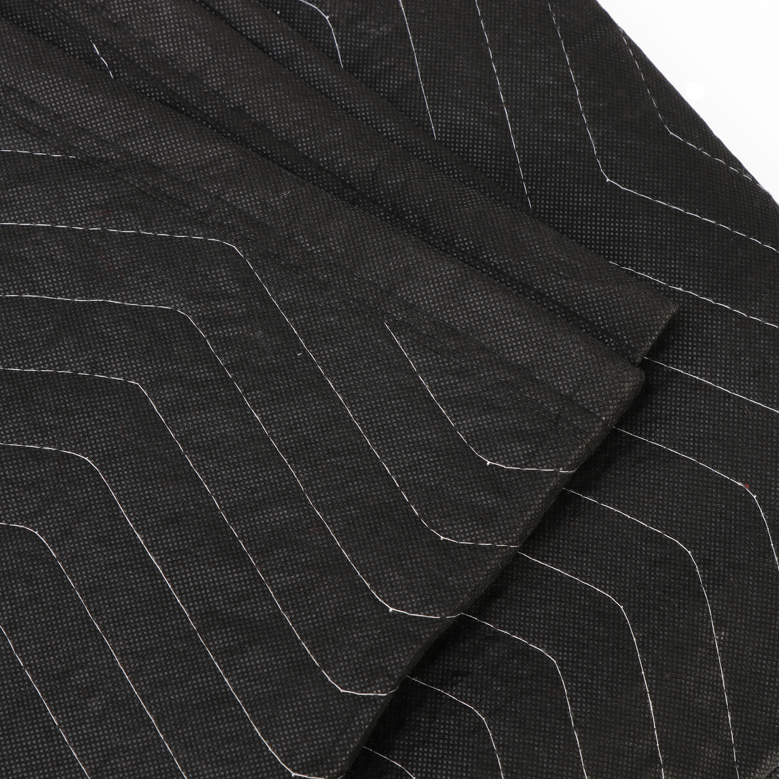 24 Pack Moving Blankets 80″ x 72″ Pro Economy Shipping Furniture Pads Black