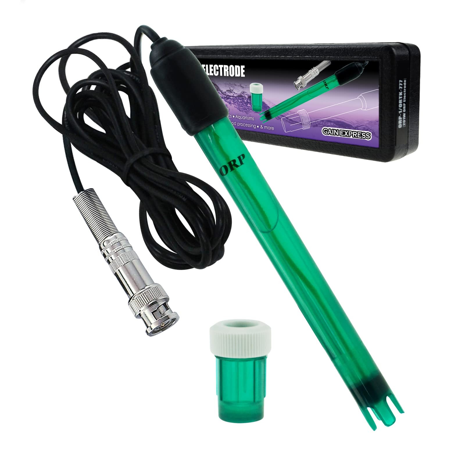ORP Redox Electrode BNC Connector Replacement Probe 14cm Long 1.2cm Diameter