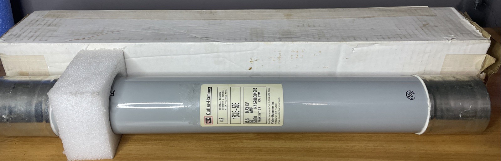 Cutler Hammer 15CLE-50E Current Limiting Fuse 15.5kV 50A 60HZ