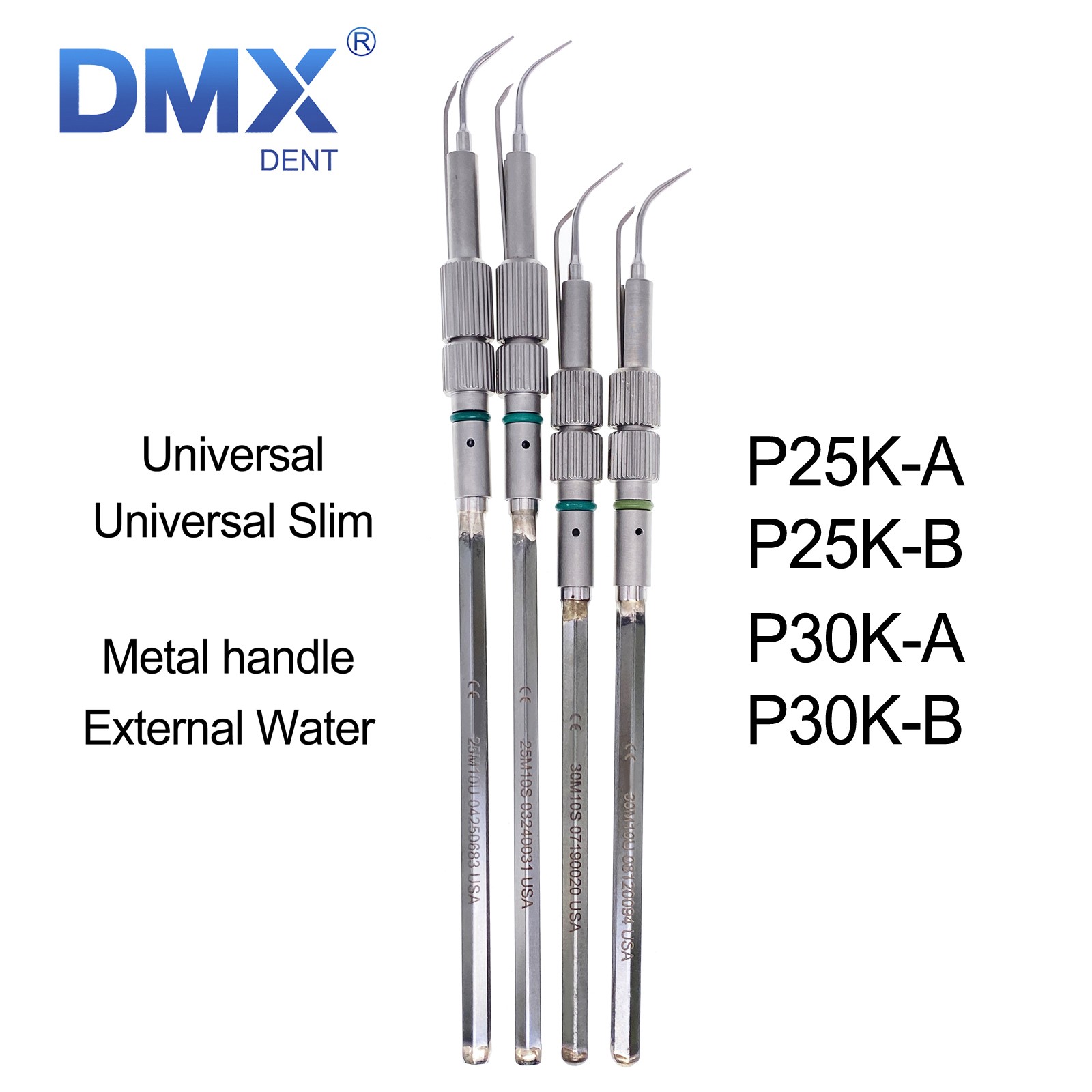 DMXDENT Cavitron Dental Inserts Tips Ultrasonic 25k/30k Slim Series Fit EMS/ART