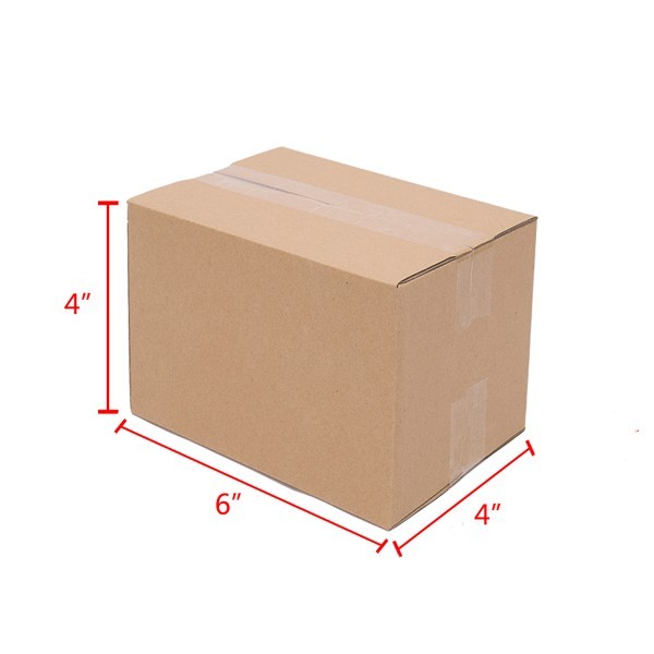100 Corrugated Paper Boxes 6x4x4″（15.2*10*10cm）Yellow