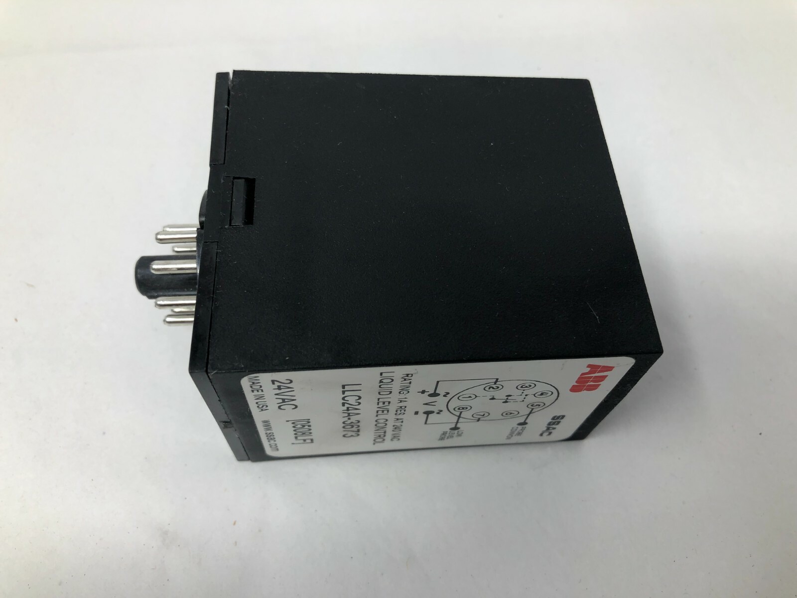 ABB LLC24A-3673 SSAC Liquid Level Control Relay 24VAC (0508LF)
