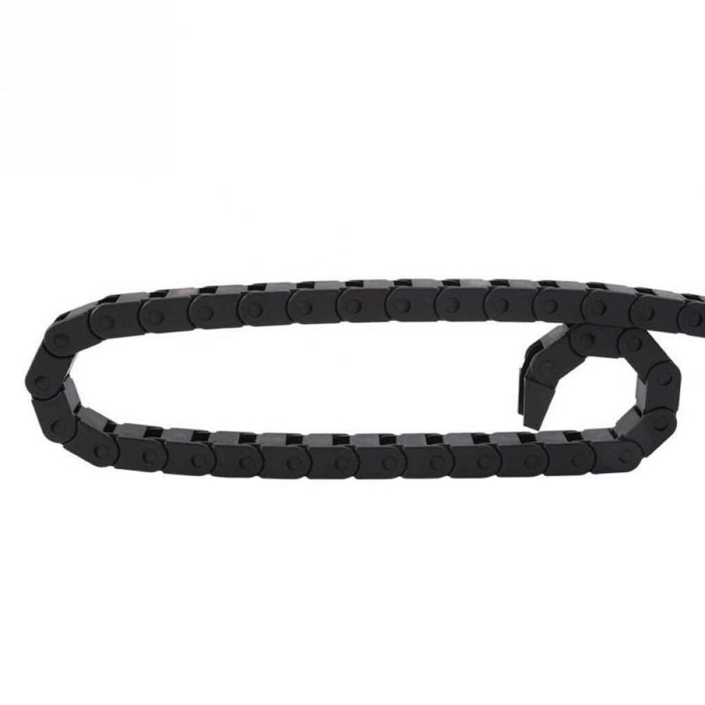 2PCS R28/R38/R55 Drag Chain Wire Carrier Plastic Semi Close/Open Type Cable 1M