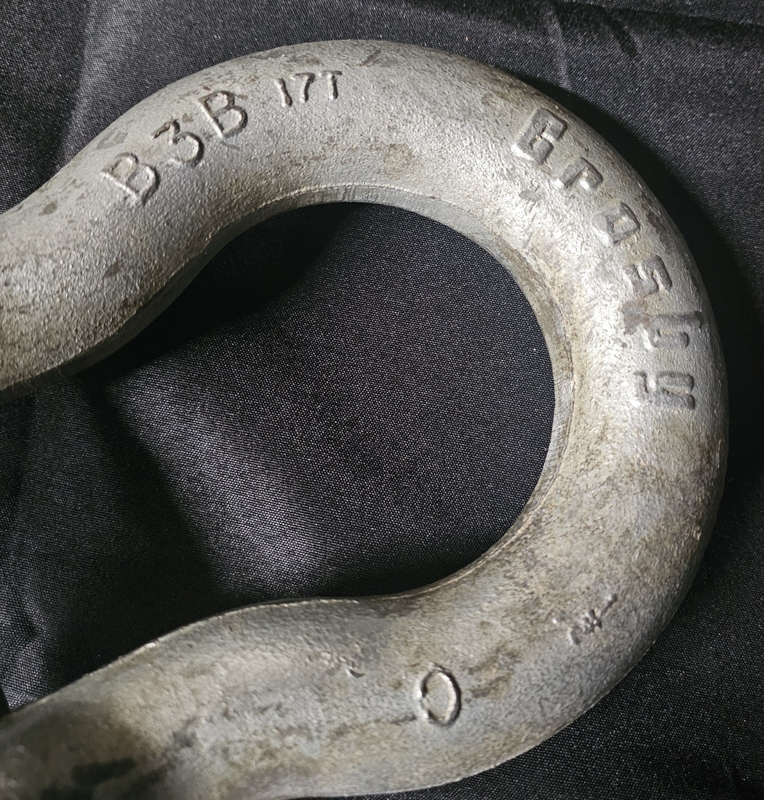 CROSBY 17 Ton Galvanized B3B 17T Shackle Clevis Rigging Lifting 1.5″ Treaded Pin