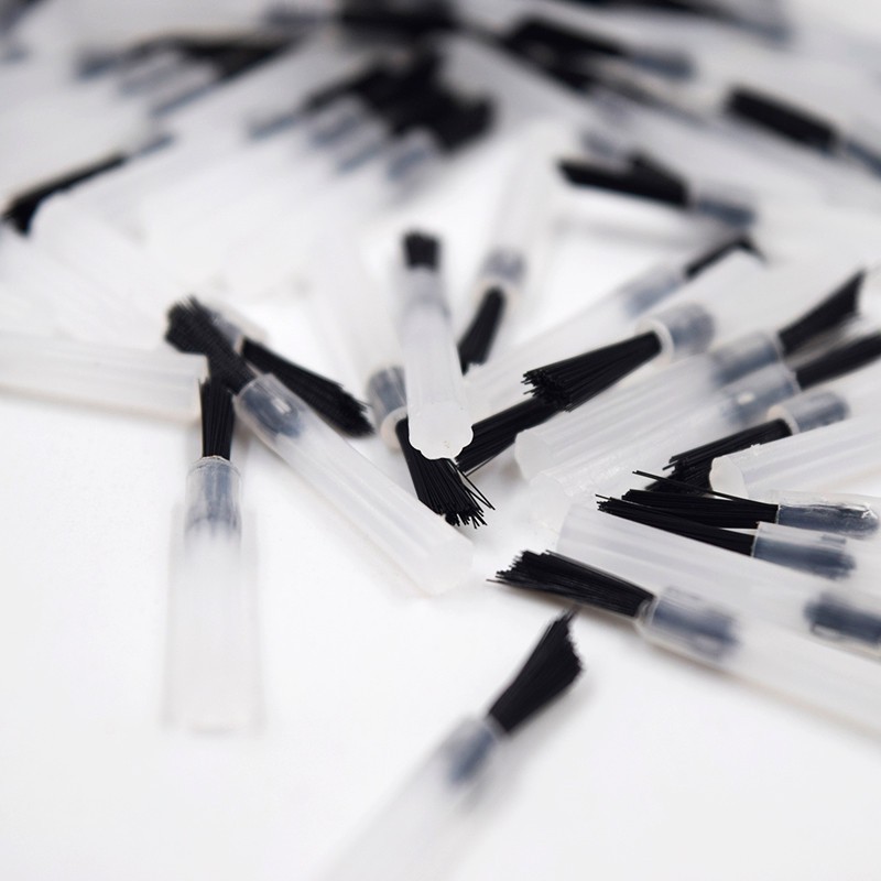 100 Pcs/Bag Dental Composite Long Brush Bonding Etching Disposable Applicator
