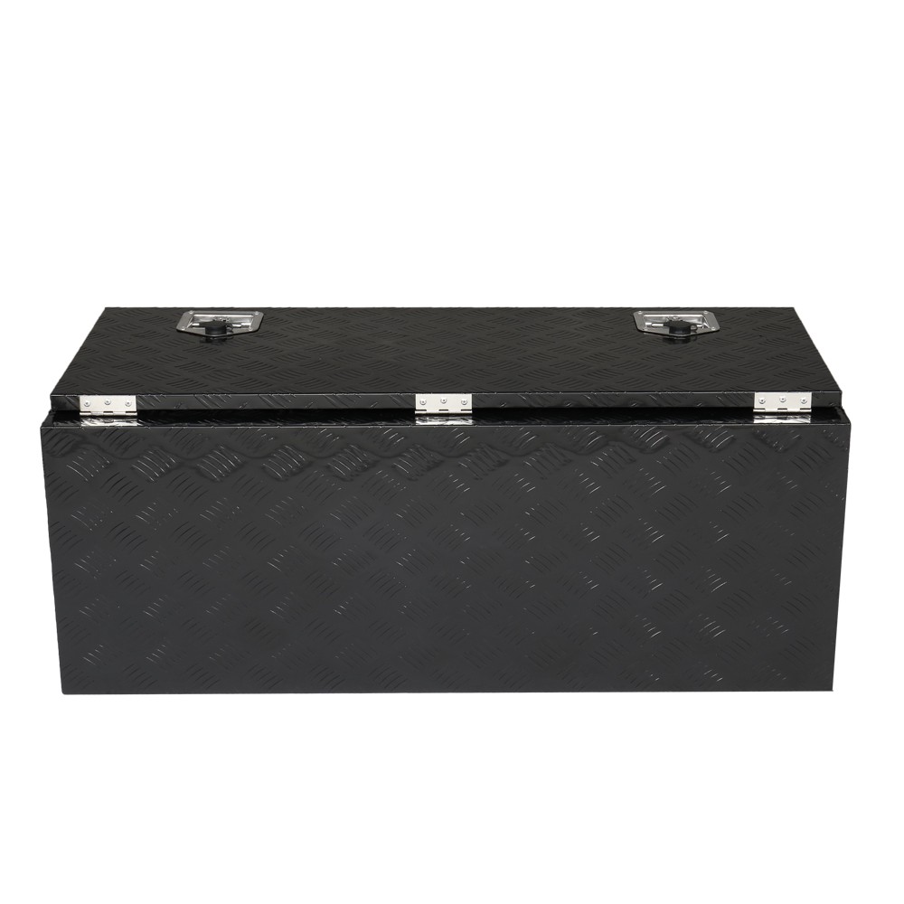 42″ Aluminum Under Body Toolbox 5 Bar Tread Black