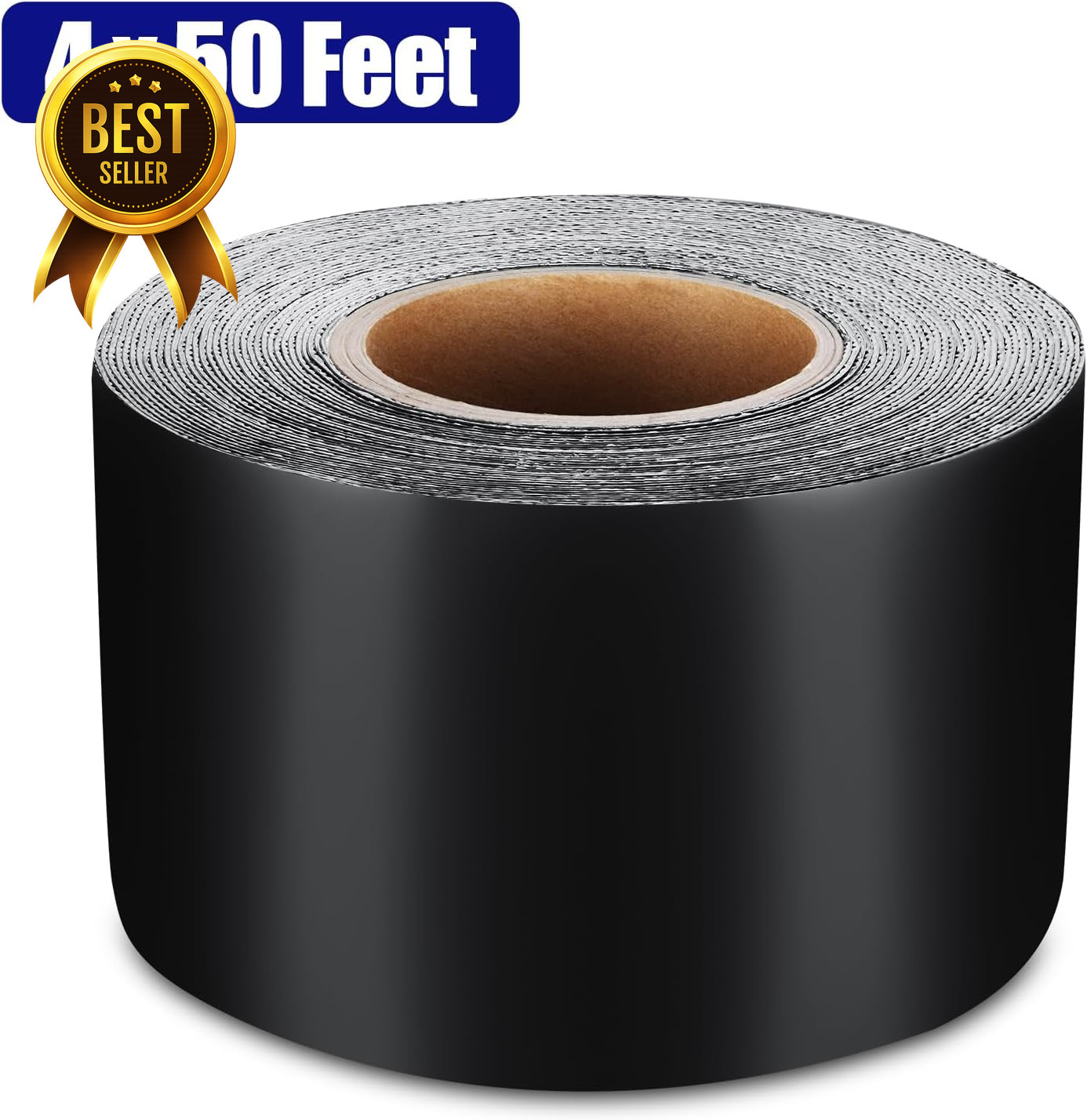 Butyl Sealant Tape 4″ x 50′ Black, Waterproof RV Roof Tape, UV & Weatherproof