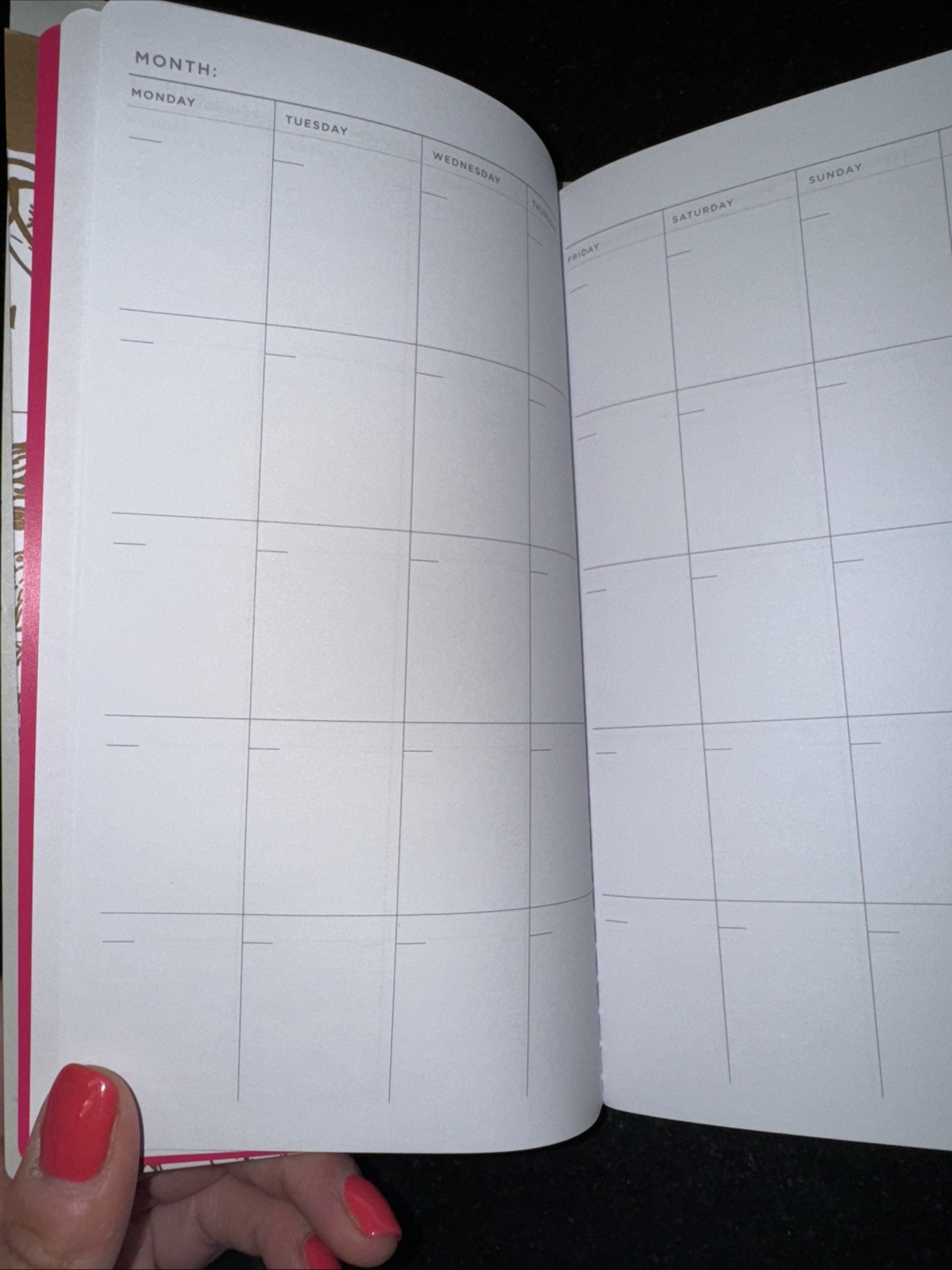 Astrology Multitasker Galison Diary, Journal, Blank Book Undated Monthly Planner