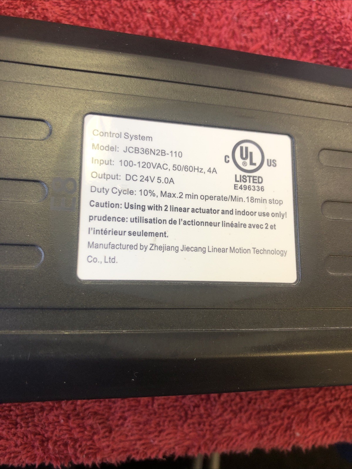 Genuine JCB36N2B-110 Black Uplift Desk Control System Desk Controller
