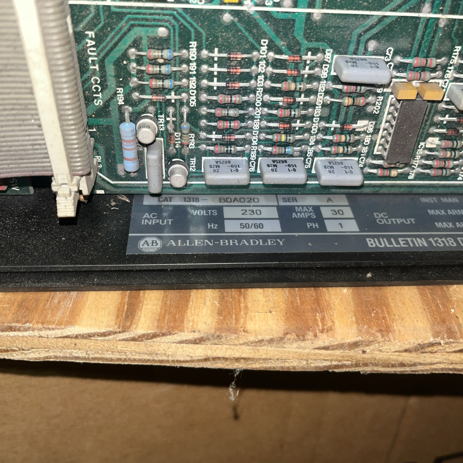 ALLEN BRADLEY 1318-BOA020 SER. Listed as Used Or Not Working Nor Sure