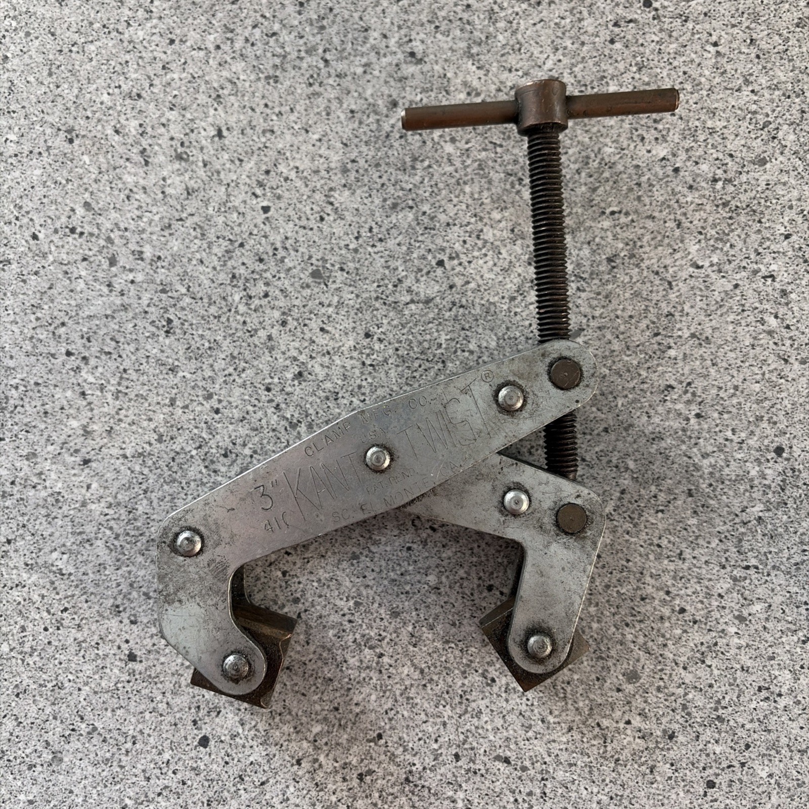 KANT TWIST 3″ WORK HOLDING CLAMP #410 MADE IN USA