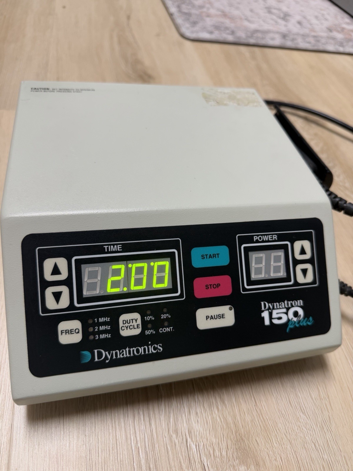 Dynatron 150 Plus Therapeutic Ultrasound Unit w/ Wand