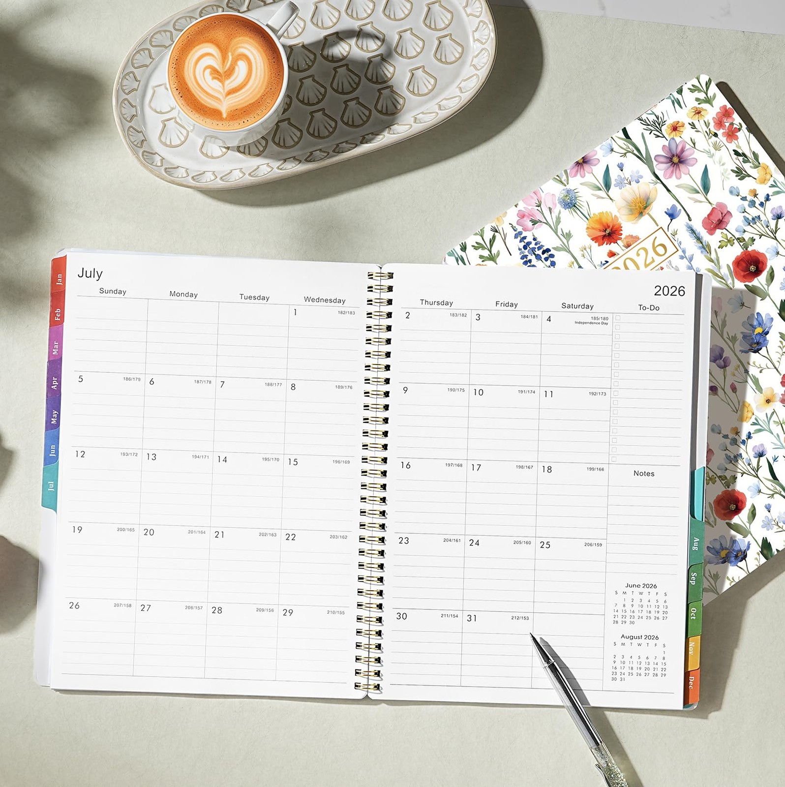 2026 Planner – Jan. 2026 – Dec. 2026, 8.5″ x 11″ Planner Weekly and Monthly, …