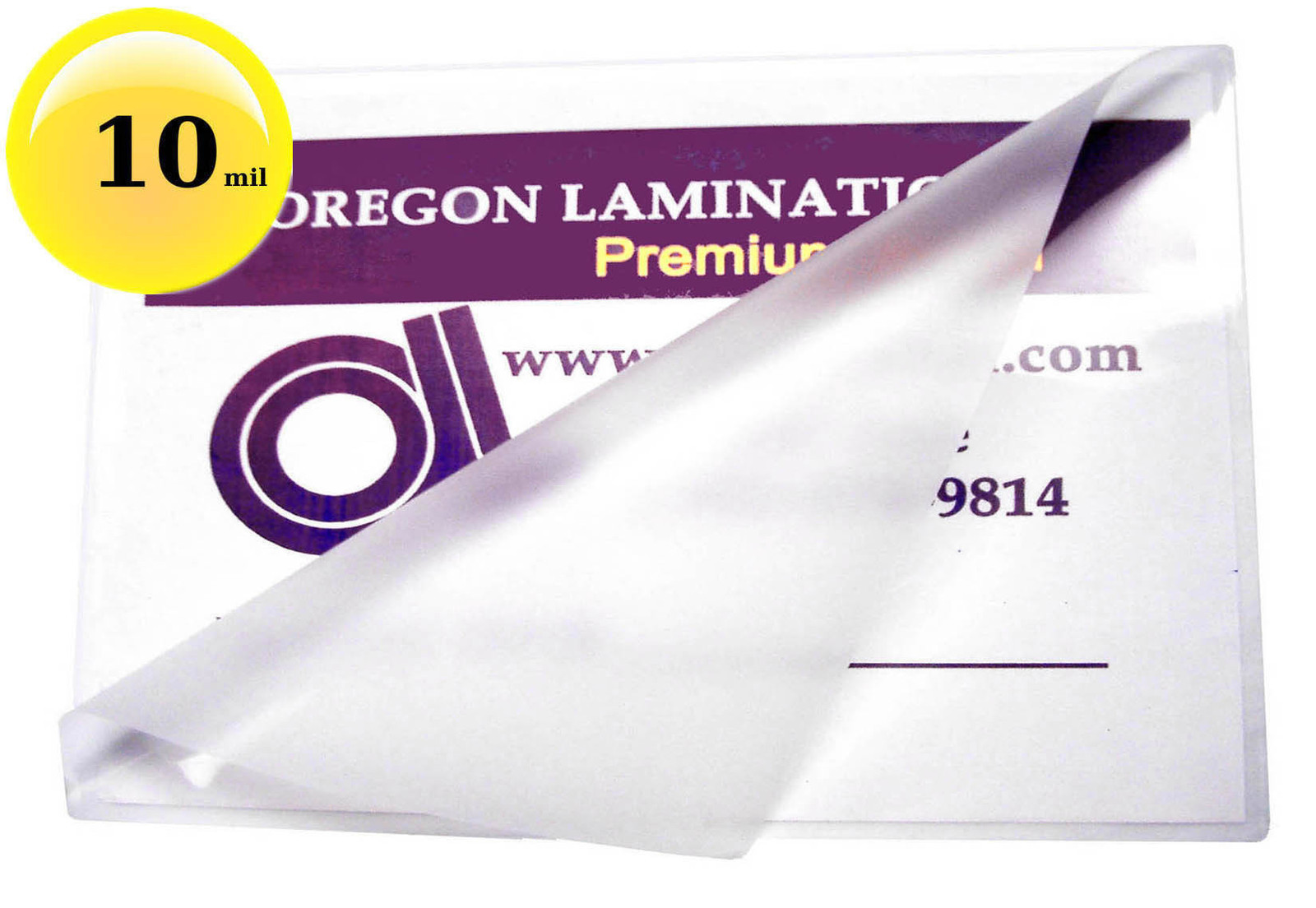 500/pack Hot 10 Mil File Card Laminating Pouches 3-1/2 x 5-1/2 Clear 3.5 x 5.5