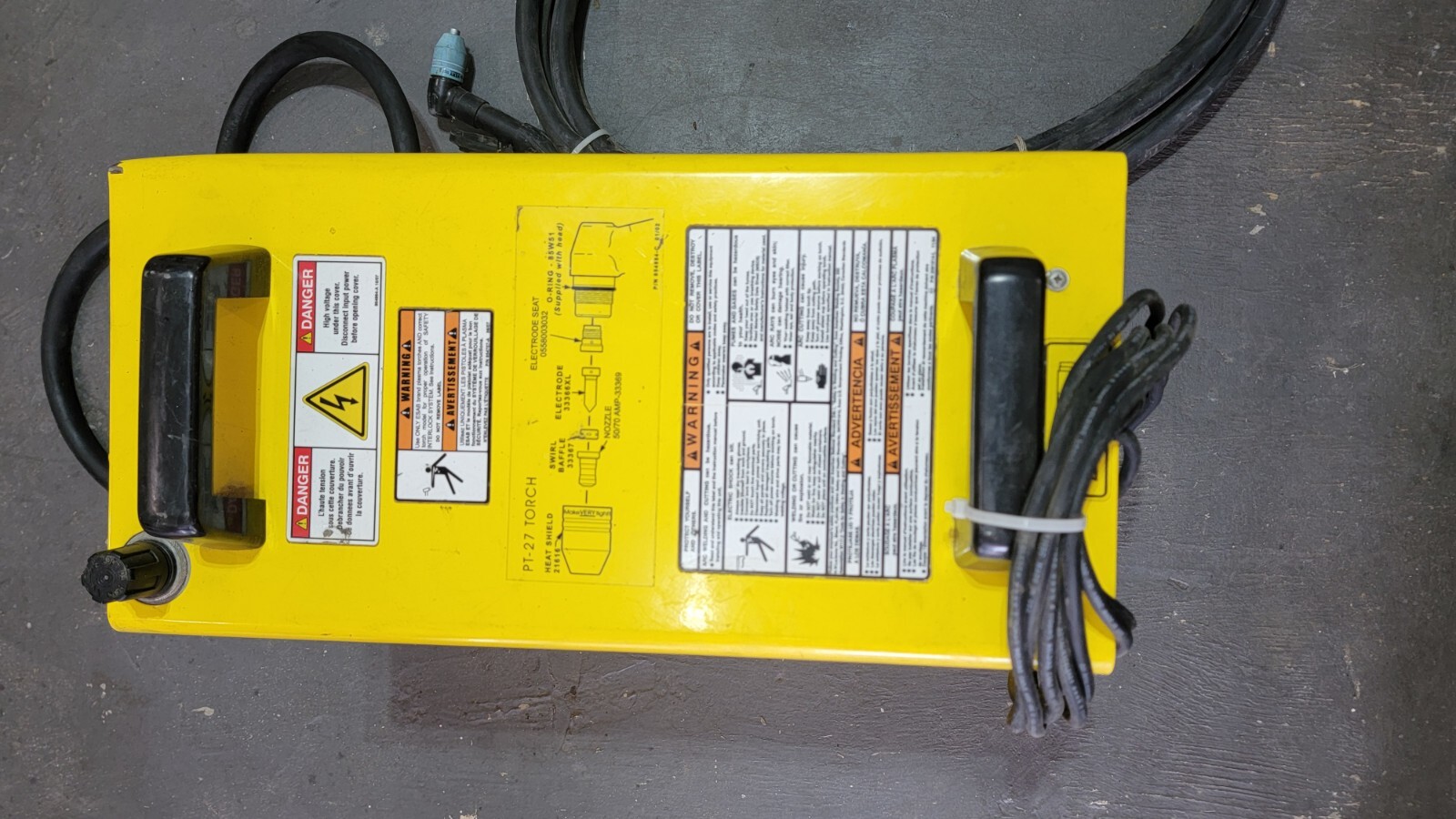 ESAB PCM-875 Plasma Cutter used in working condition 208v-230v